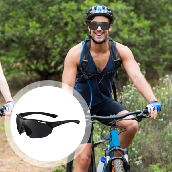 Polarizētas sporta brilles vīriešiem B58, melnas 
