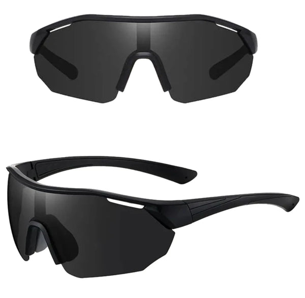 Polarizētas sporta brilles vīriešiem B58, melnas 
