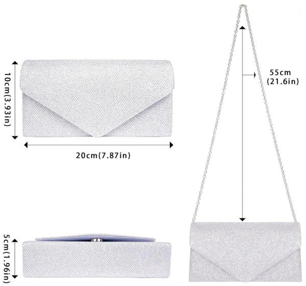 Sieviešu rokassoma E40, sudraba krāsā R284