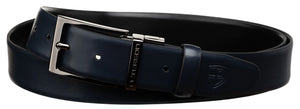 Vyriškas odinis dvipusis diržas PTN su 2 sagtimis B1