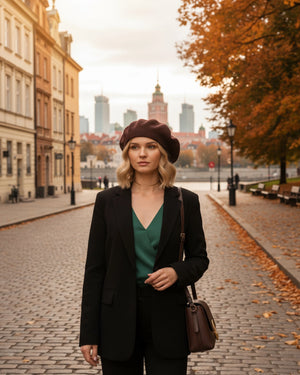 Ruda moteriška beretė I739
