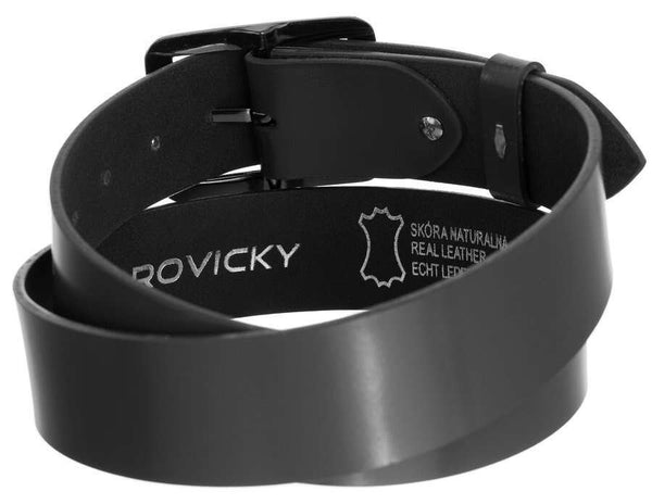 Platus moteriškas diržas su metaline sagtimi Rovicky D23043