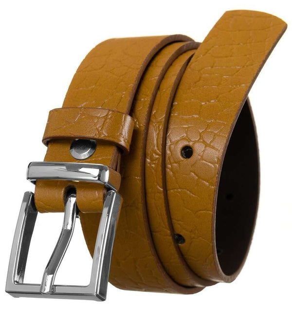Moteriškas odinis gyvūnų rašto diržas Rovicky, sidabrinė sagtis D23063