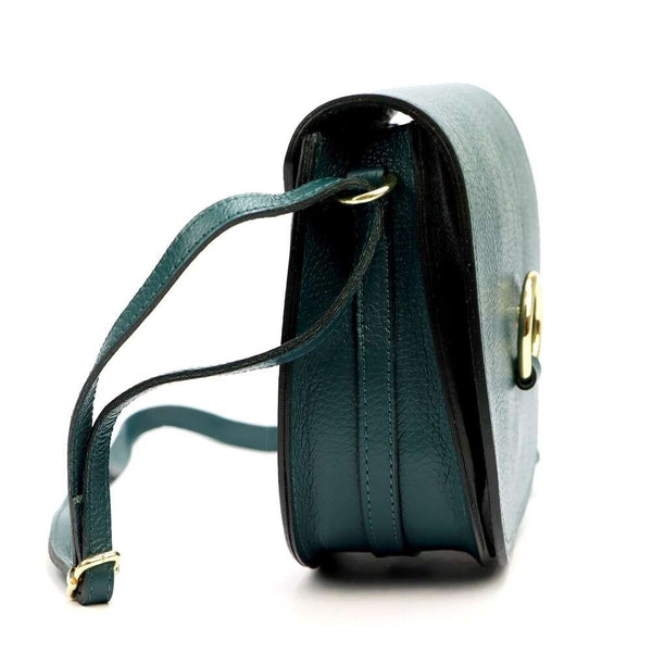 Sieviešu ādas somiņa Florence 38, zila, crossbody stila