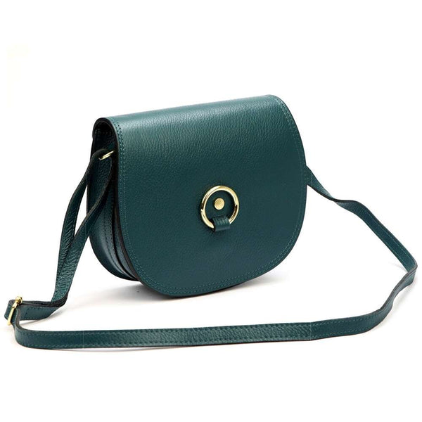 Sieviešu ādas somiņa Florence 38, zila, crossbody stila