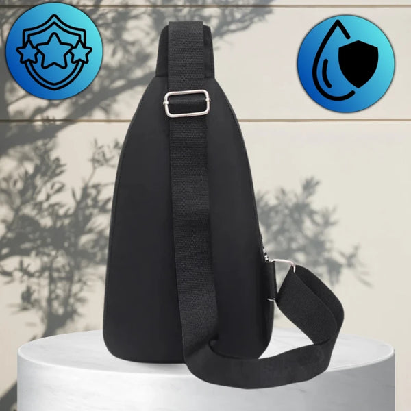 Maza sporta mugursoma vīriešiem L132, melna R279