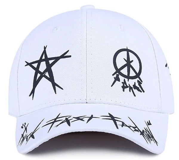 Unisex grafiti cepure ar nagu