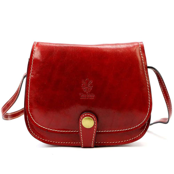Sieviešu ādas rokassoma Florence ART. 882, sarkana, crossbody