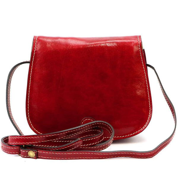 Sieviešu ādas rokassoma Florence ART. 882, sarkana, crossbody