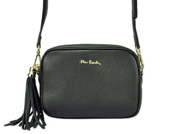 Sieviešu ādas rokassoma Pierre Cardin FRZ 1501, melna
