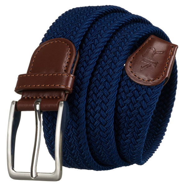 Unisex medžiaginis diržas Rovicky, tamsiai mėlynas D33993