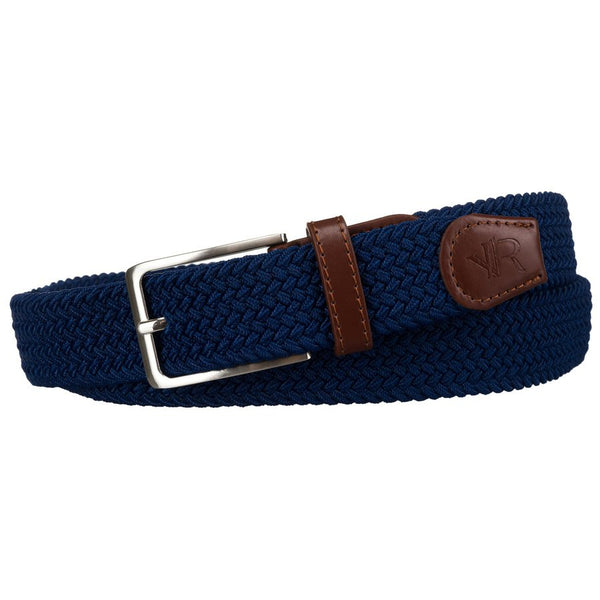 Unisex medžiaginis diržas Rovicky, tamsiai mėlynas D33993