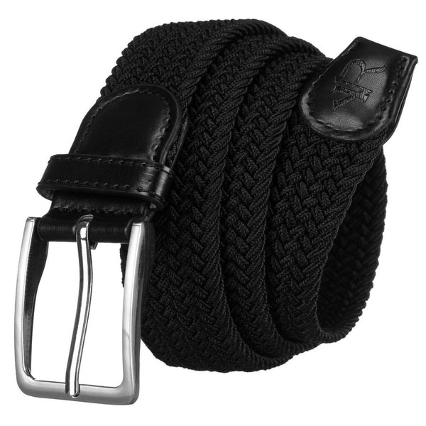 Pintas elastinis tekstilinis diržas Rovicky, juodas D33998