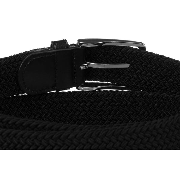 Pintas elastinis tekstilinis diržas Rovicky, juodas D33998