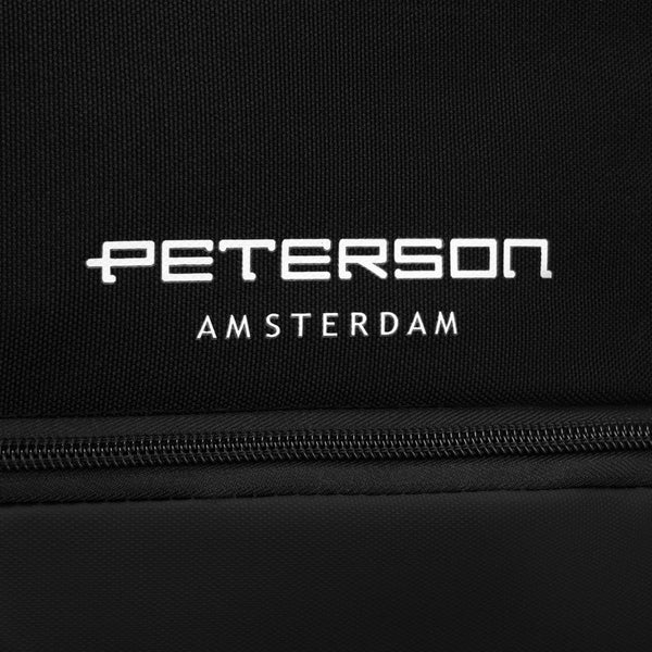 Talpi kelioninė rankinė iš poliesterio Peterson, juoda RT15