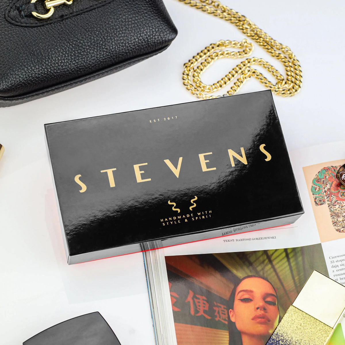 Moteriška natūralios odos piniginė su krokodilo raštu STEVENS, raudona D39766