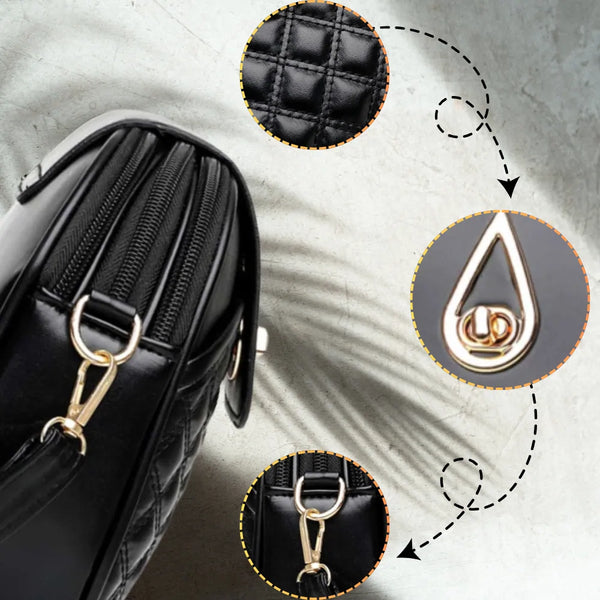 Sieviešu rokassoma D11, melna R303