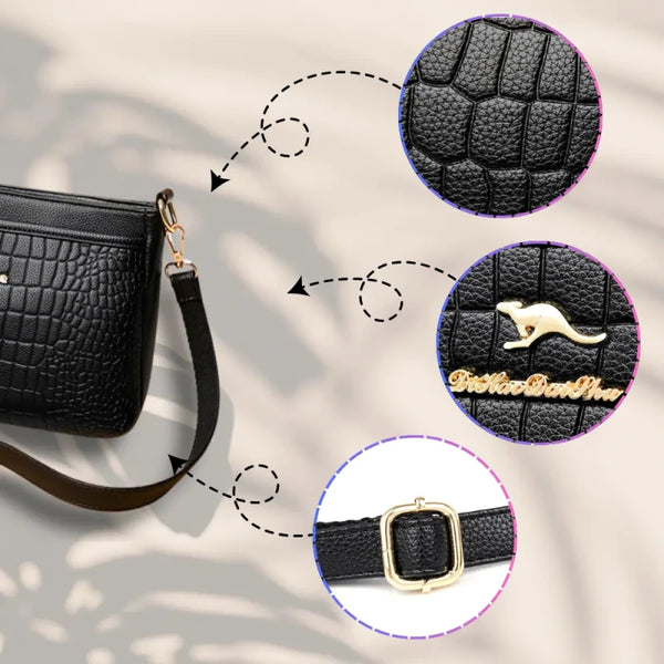 Sieviešu rokassoma C1, melna N327