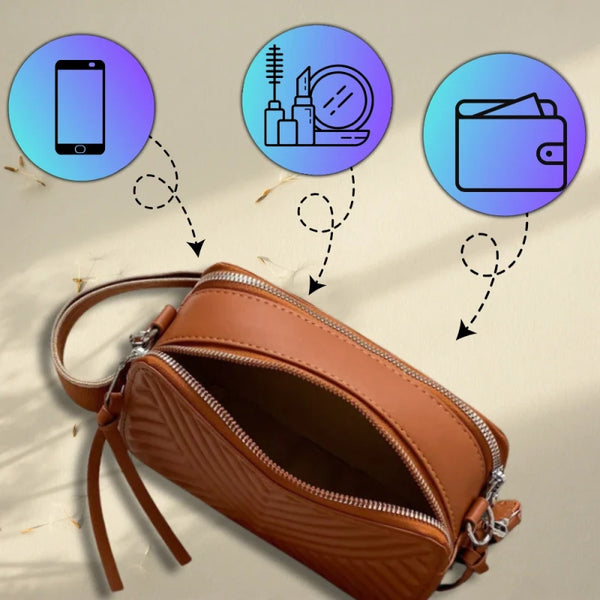 Sieviešu rokassoma D14, brūna R300