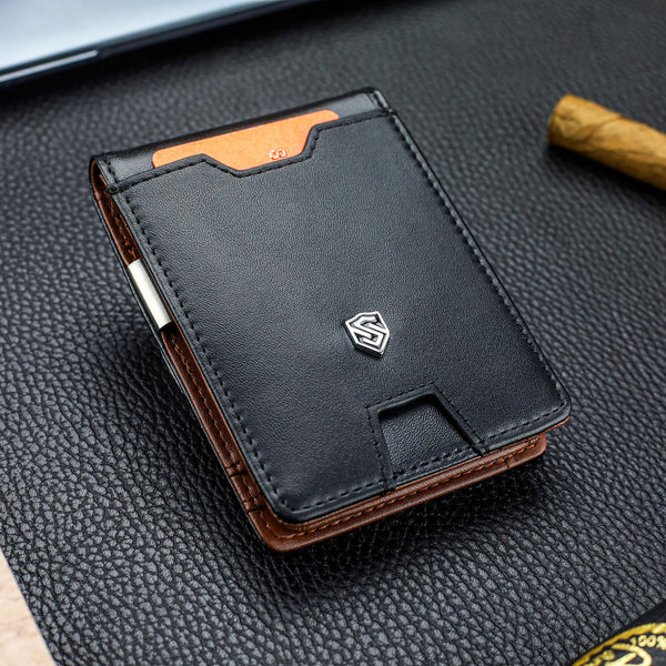 Vīriešu plāns maks, karšu turētājs ar RFID S22