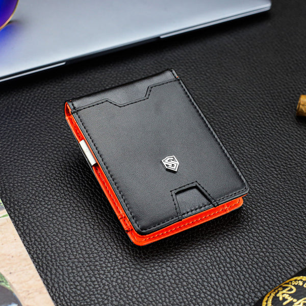 Vīriešu plāns maks, karšu turētājs ar RFID S23 identifikāciju