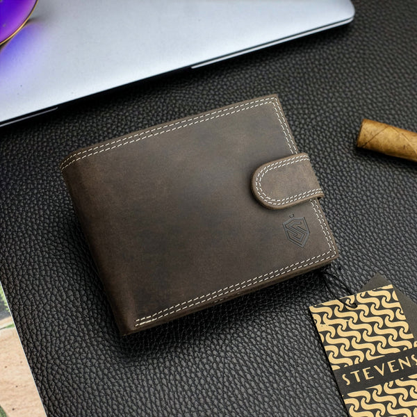 Vīriešu ādas maks Stevens S190 