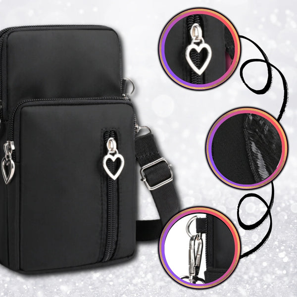 Maza sieviešu rokassomiņa T72, melna