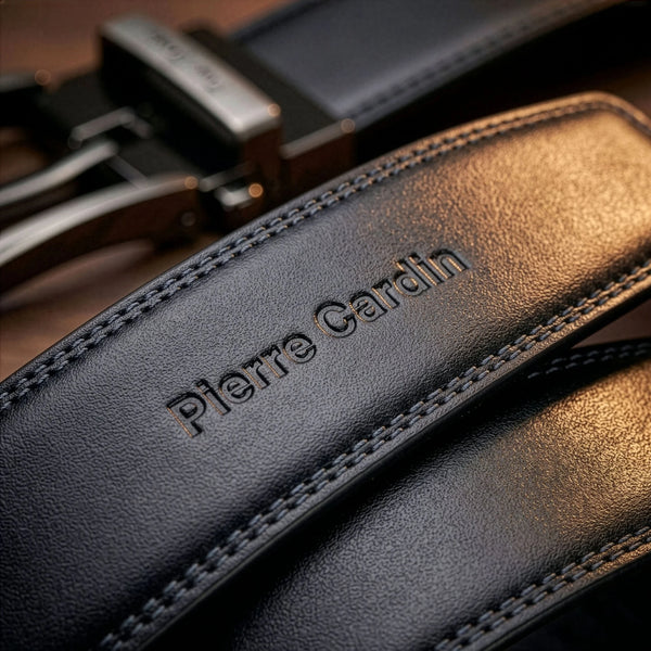 Vyriškas automatinis diržas Pierre Cardin, juodas D40025