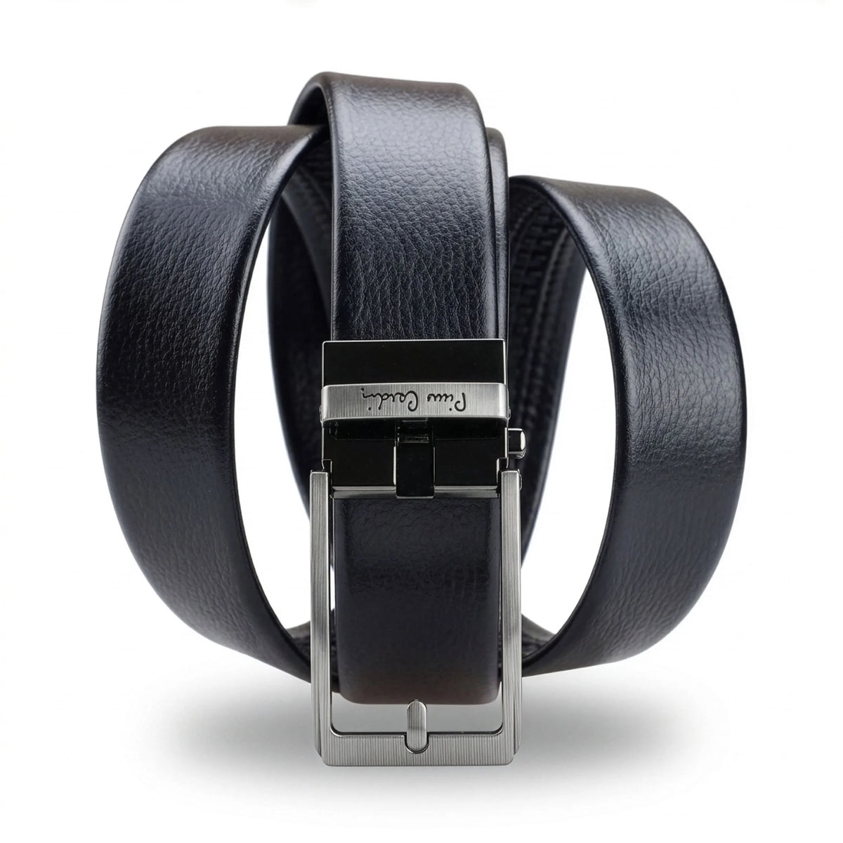 Vyriškas automatinis diržas Pierre Cardin, juodas, dovanų dėžutėje D40027