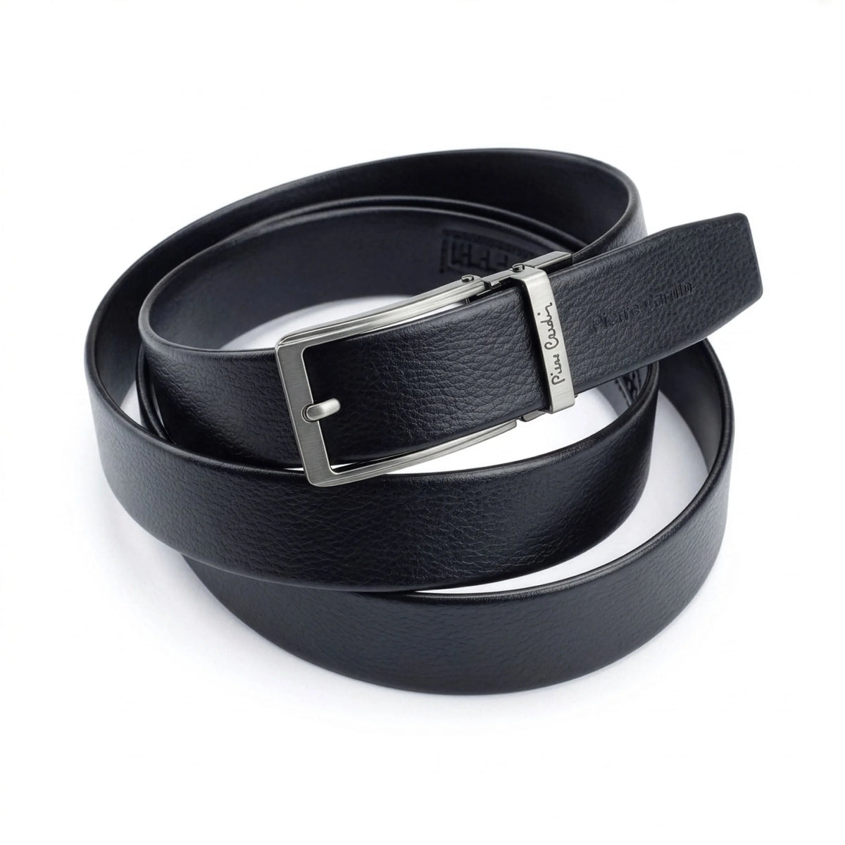 Vyriškas automatinis diržas Pierre Cardin, juodas, dovanų dėžutėje D40027