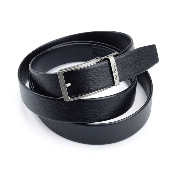 Vyriškas automatinis diržas Pierre Cardin, juodas, dovanų dėžutėje D40027