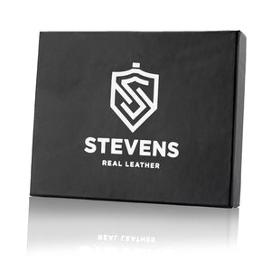 Odinis akinių dėklas su magnetu STEVENS, juodas D40036