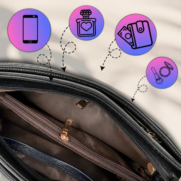 Sieviešu rokassoma C1, melna N327