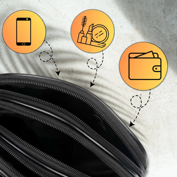 Sieviešu rokassoma D11, melna R303