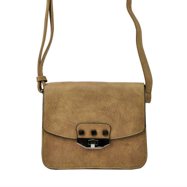 Sieviešu plecu soma Pierre Cardin 91023, brūna, eko āda, ar regulējamu siksnu
