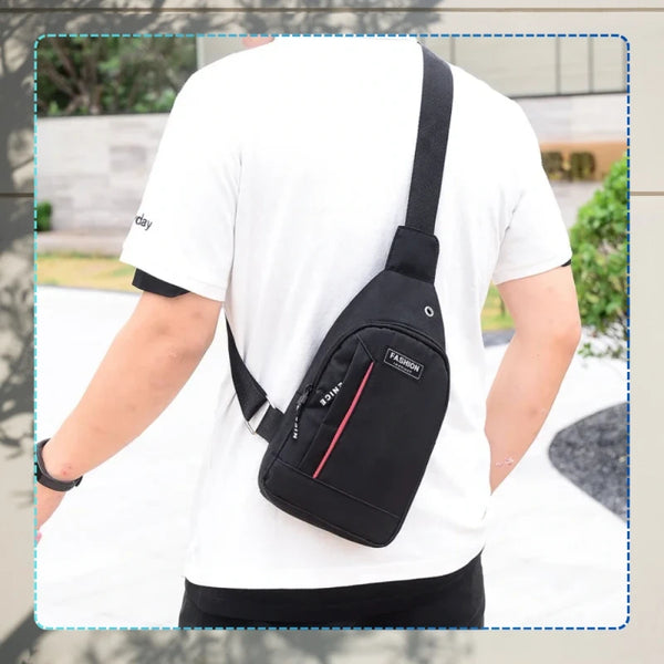 Maza sporta mugursoma vīriešiem L132, melna R279