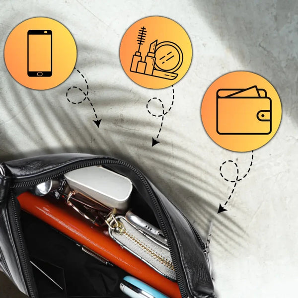 Sieviešu rokassoma D18, melna R296