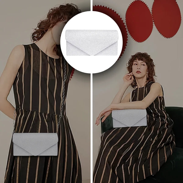 Sieviešu rokassoma E40, sudraba krāsā R284