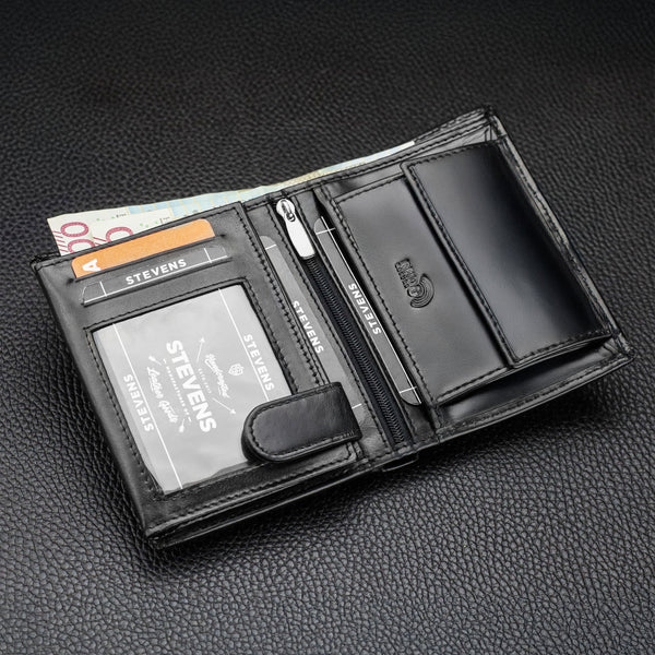 Vīriešu vertikāls ādas maks Stevens DP01 S16