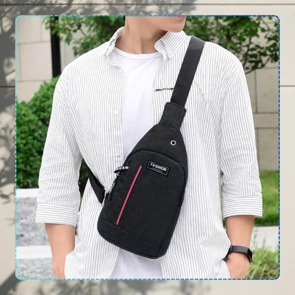 Maza sporta mugursoma vīriešiem L132, melna R279