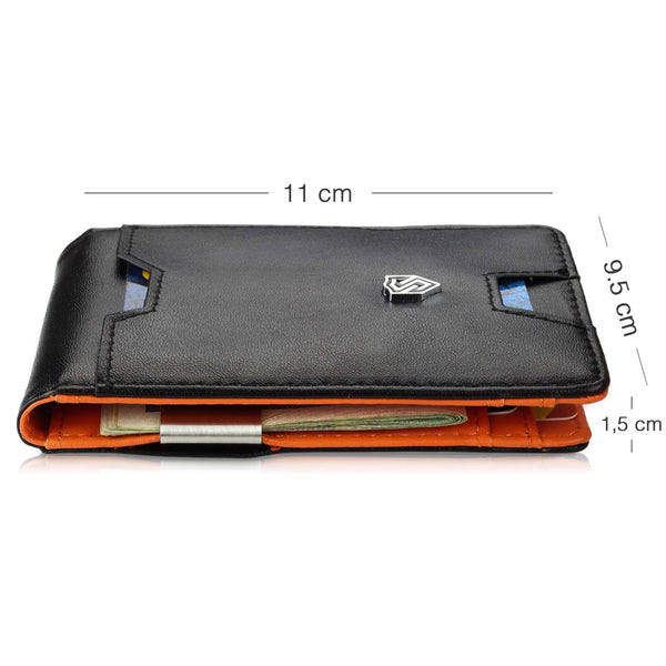 Vīriešu plāns maks, karšu turētājs ar RFID S23 identifikāciju