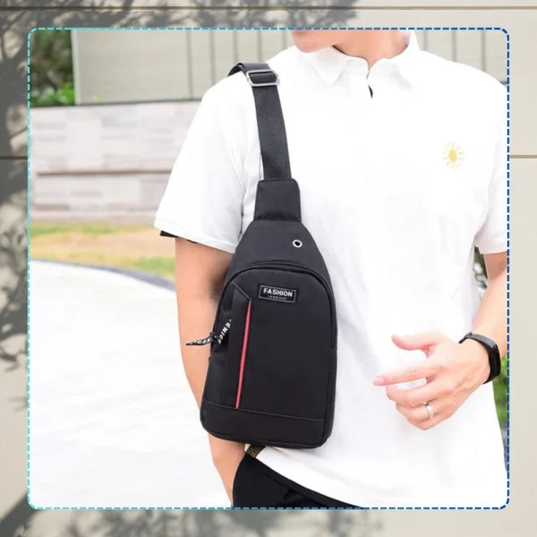 Maza sporta mugursoma vīriešiem L132, melna R279