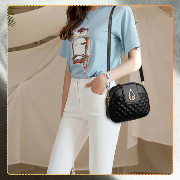 Sieviešu rokassoma D11, melna R303