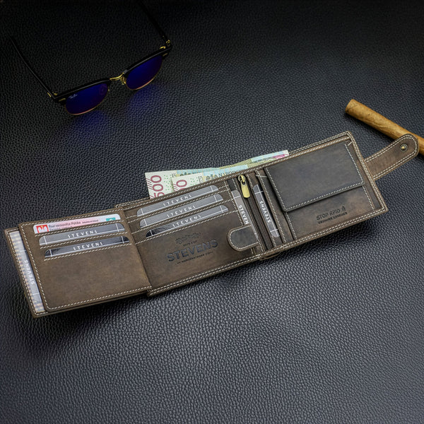 Vīriešu ādas maks Stevens S190 