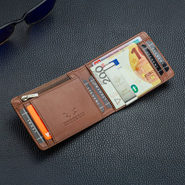 Vīriešu plāns maks, karšu turētājs ar RFID S22