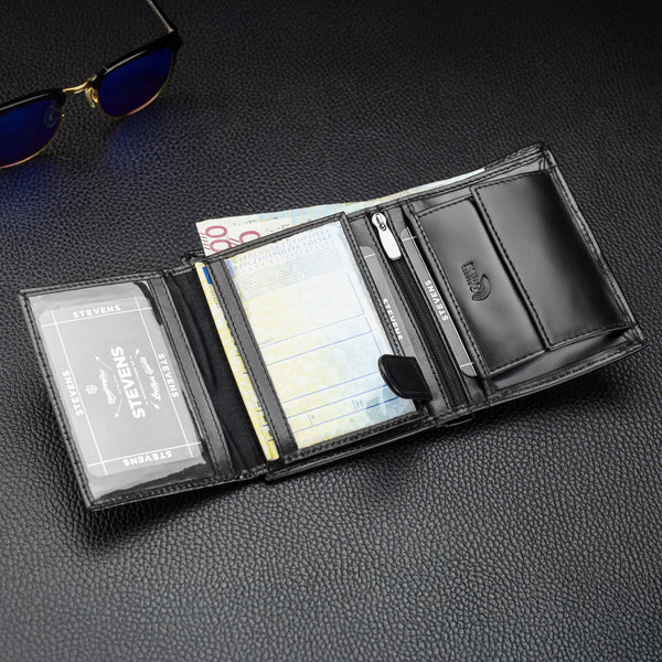 Vīriešu vertikāls ādas maks Stevens DP01 S16