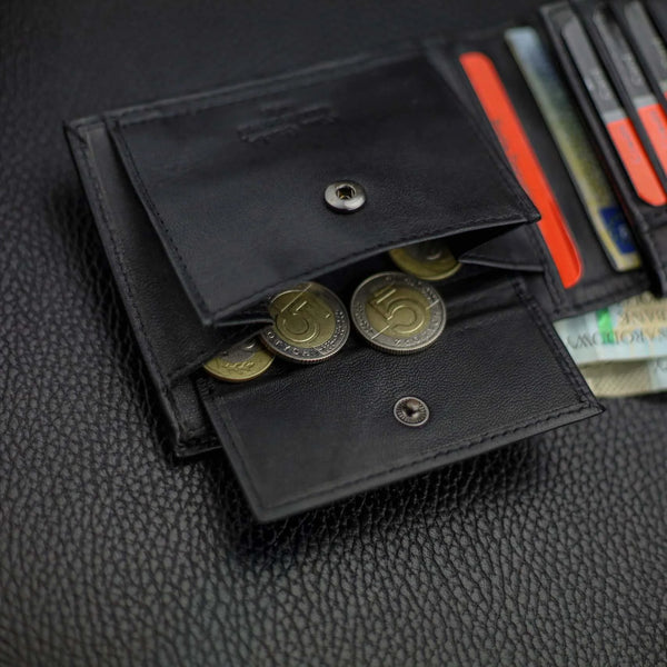Dāvanu komplekts vīriešiem: Pierre Cardin RFID ādas maks, ādas josta 75T8806BB
