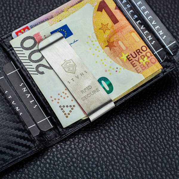 Vīriešu plāns maks, karšu turētājs ar RFID S25 identifikāciju