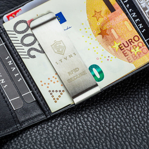 Vīriešu plāns maks, karšu turētājs ar RFID S24 identifikāciju