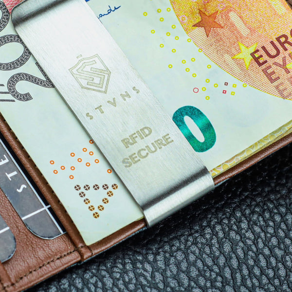 Vīriešu plāns maks, karšu turētājs ar RFID S22